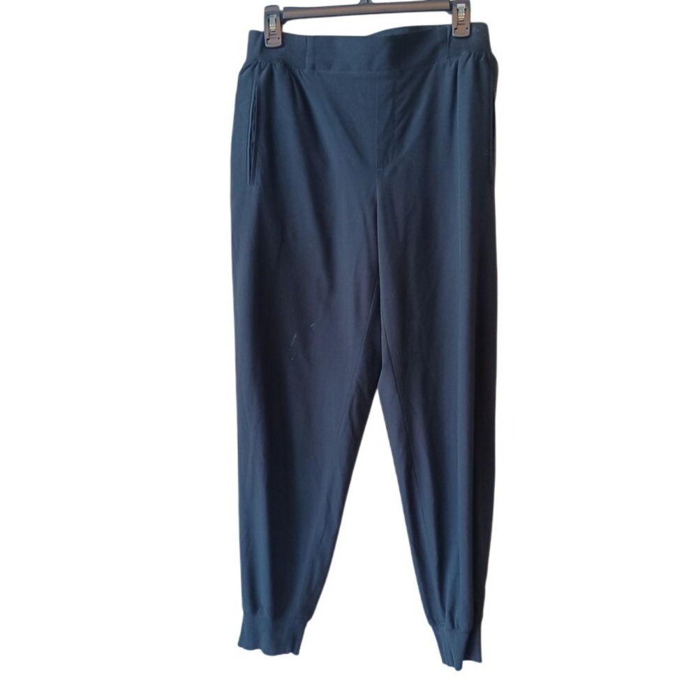 Banana Republic Women's Black Performance Airstretch Jogger Pants Size M - Picture 2 of 8